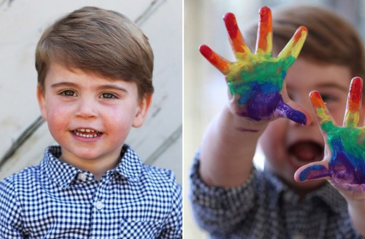 Foto inédita do príncipe Louis foi compartilhada