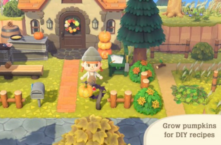 É temporada de Halloween agora no Animal Crossing: New Horizons