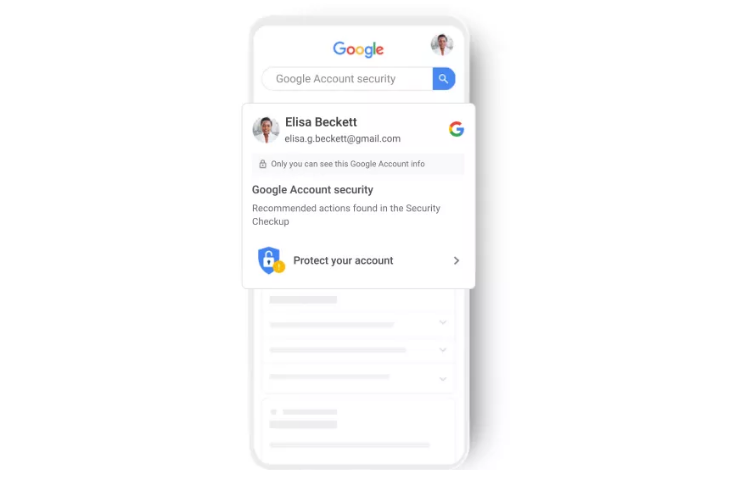 Google está adicionando alertas de segurança de conta entre aplicativos no iOS