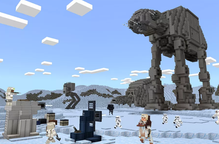 Star Wars chega ao Minecraft