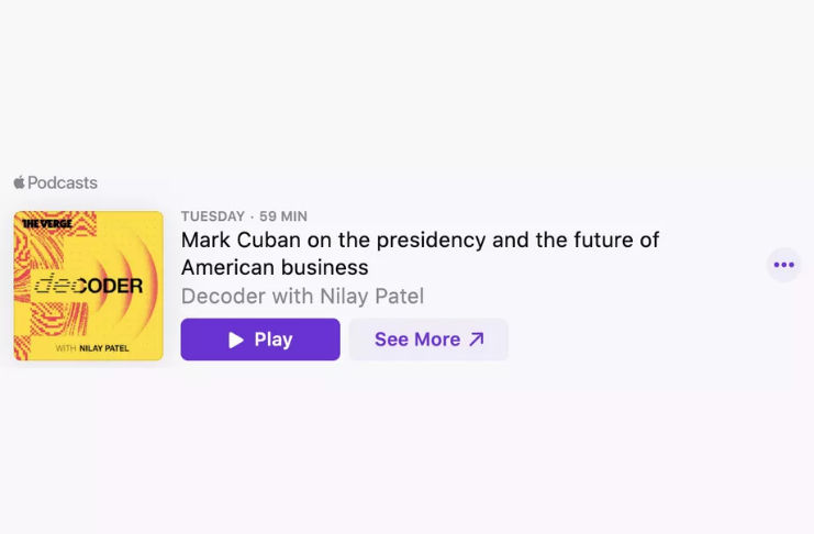 Apple Podcasts agora compete com Spotify por incorporações na web