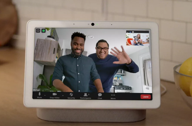 Zoom está começando a chegar no Google Nest Hub Max