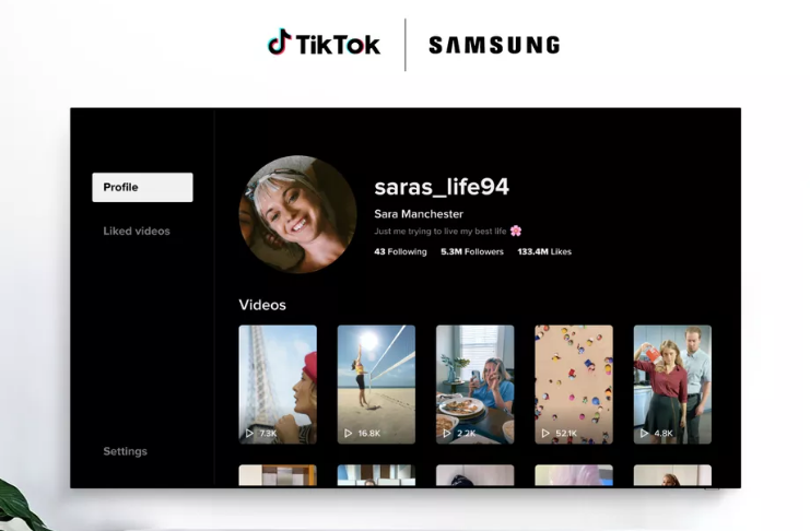 Aplicativo TikTok TV está disponível nas smart TVs Samsung no Reino Unido