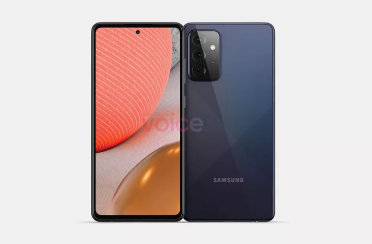 Primeira olhada no próximo Galaxy A72 5G de médio porte da Samsung!