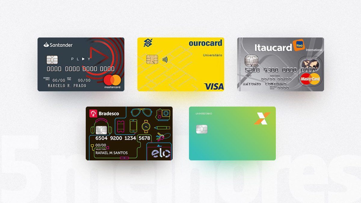 Veja quais os bancos brasileiros oferecem o cartão universitário no Brasil