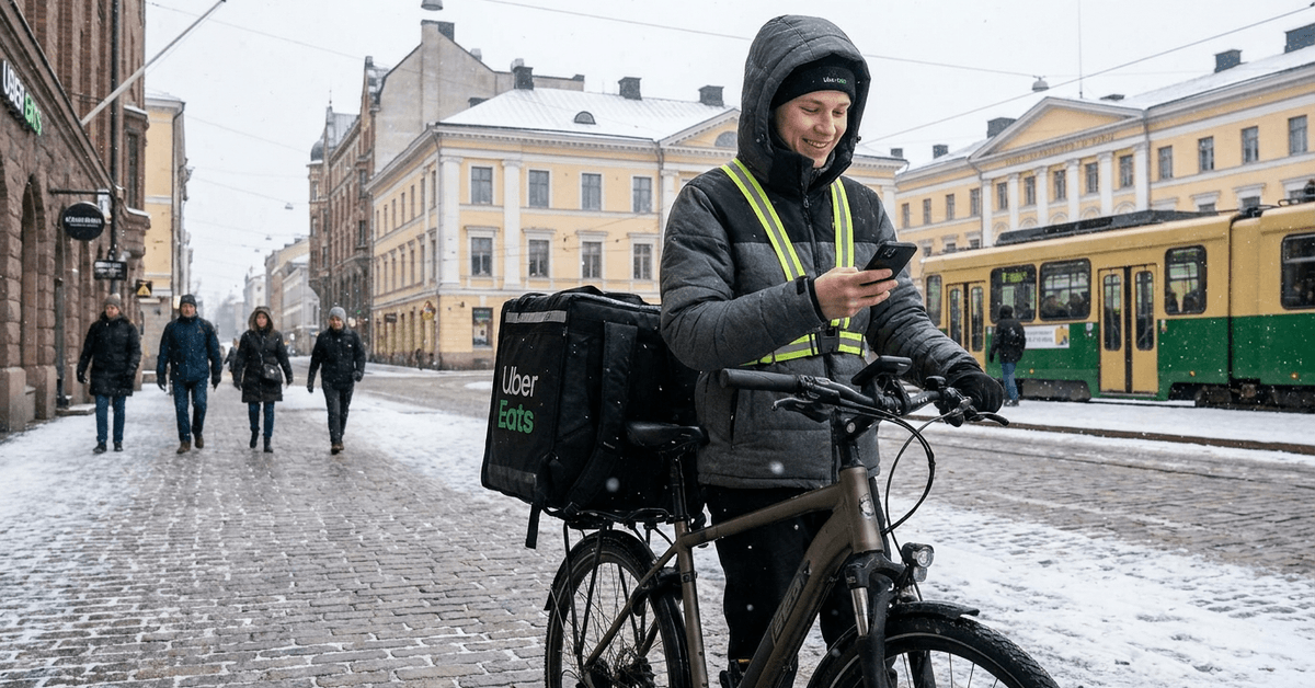 Kuinka aloittaa Uber Eats -ruoan kuljettajana Suomessa: Täydellinen opas turvalliseen ja joustavaan tienaamiseen