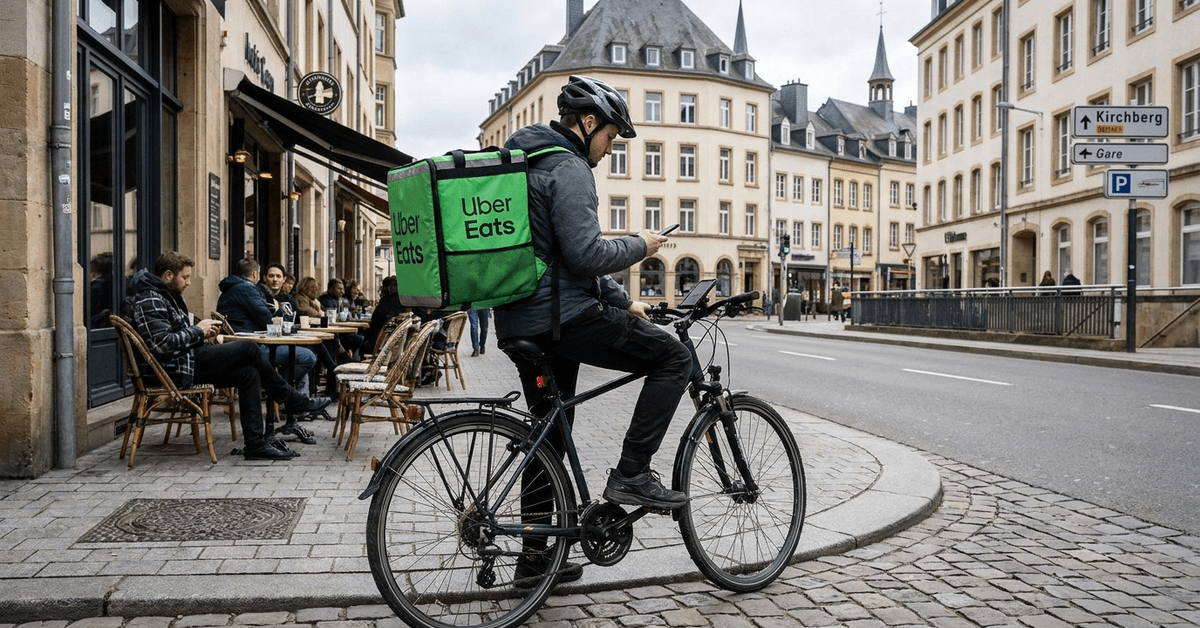 How to Become an Uber Eats Courier in Luxembourg: Complete Local Guide