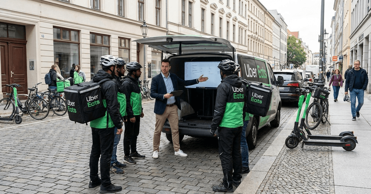 So wirst du Uber Eats-Partner in Deutschland: Flottenpartner-Anmeldung & Lieferleitfaden